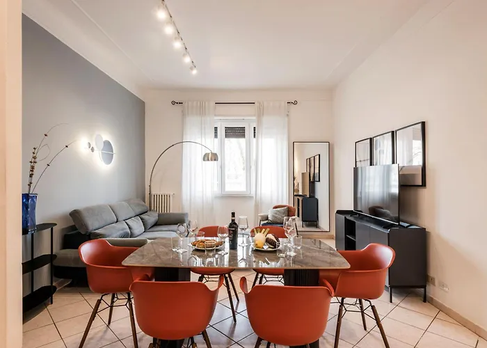 Apartamento The Rent - Bright Three-bedroom Along The Tiber River Roma