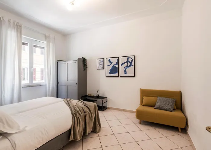 Apartamento The Rent - Bright Three-bedroom Along The Tiber River *